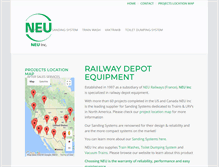 Tablet Screenshot of neu-inc.com